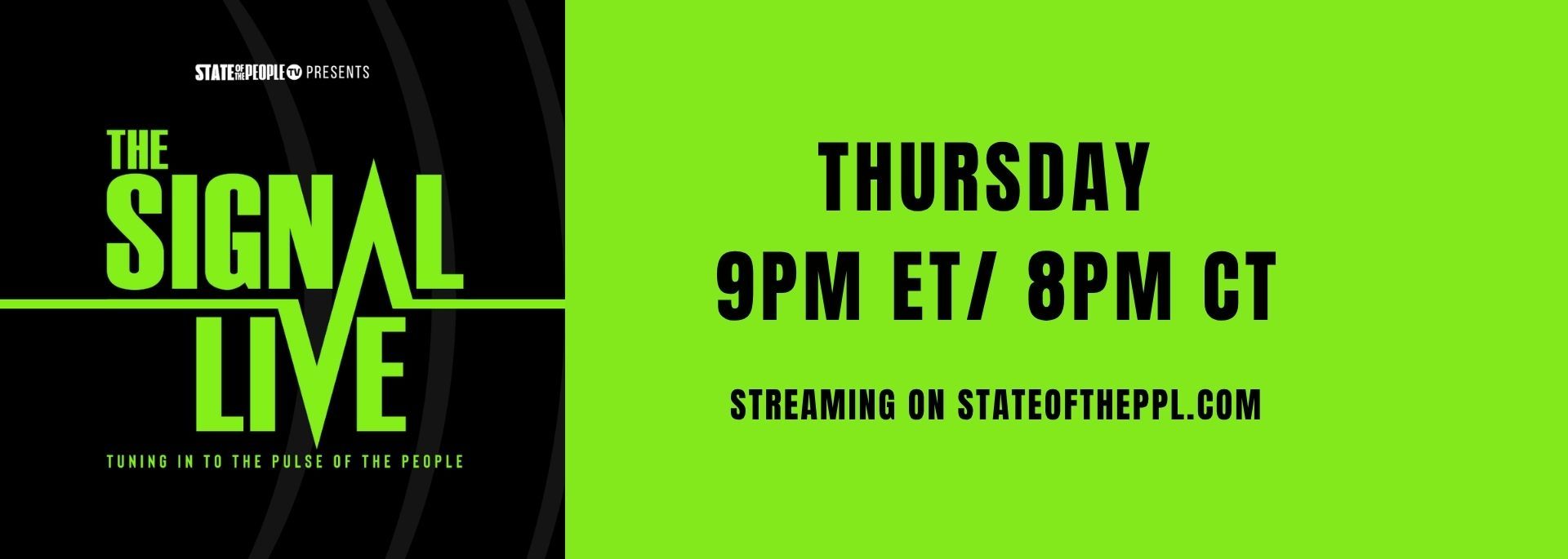 State of the People (Signal Live) Banner